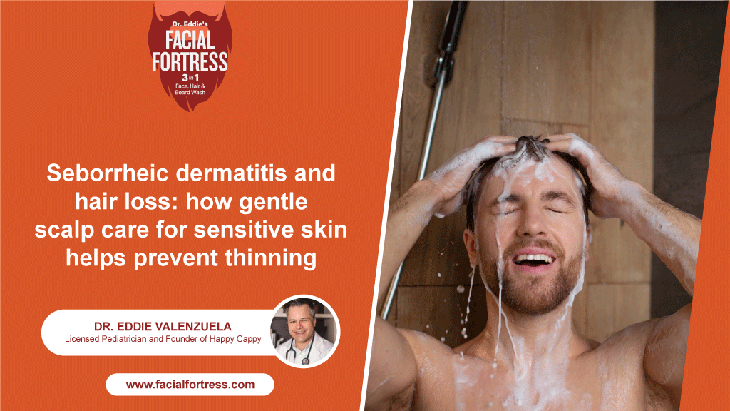 Seborrheic dermatitis and hair loss: how gentle scalp care for sensitive skin helps prevent thinning