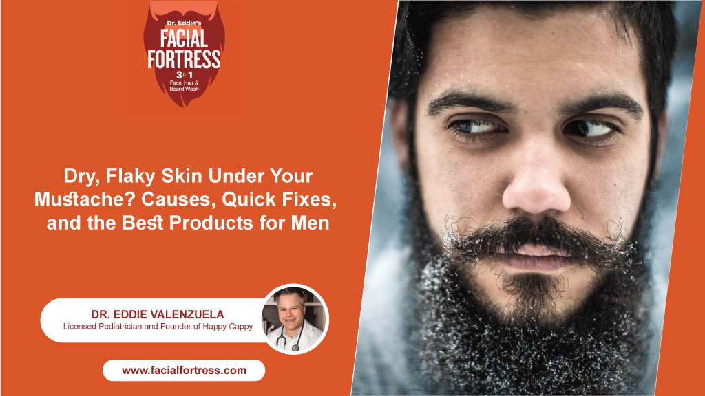 Flakes under facial hair aren’t always caused by poor grooming habits. They can appear because of simple dryness, reactions to products, environmental stress, or common skin concerns like dandruff.