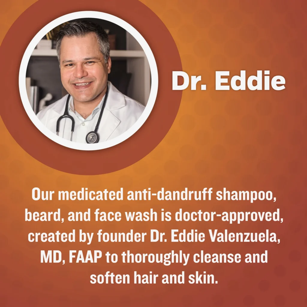 Dr. Eddie Valenzuela introduces Facial Fortress medicated face hair and beard wash
